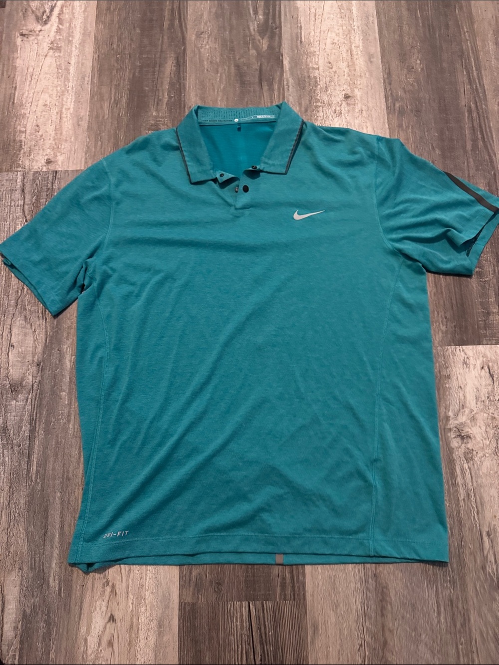 Nike Men's Teal Athletic Polo